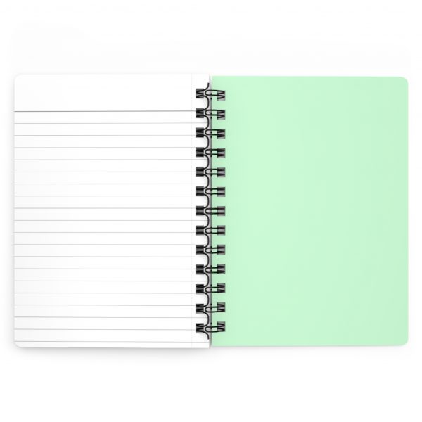 The Baby didn't read the parenting book either - Blue Spiral-bound Notebook - Image 4