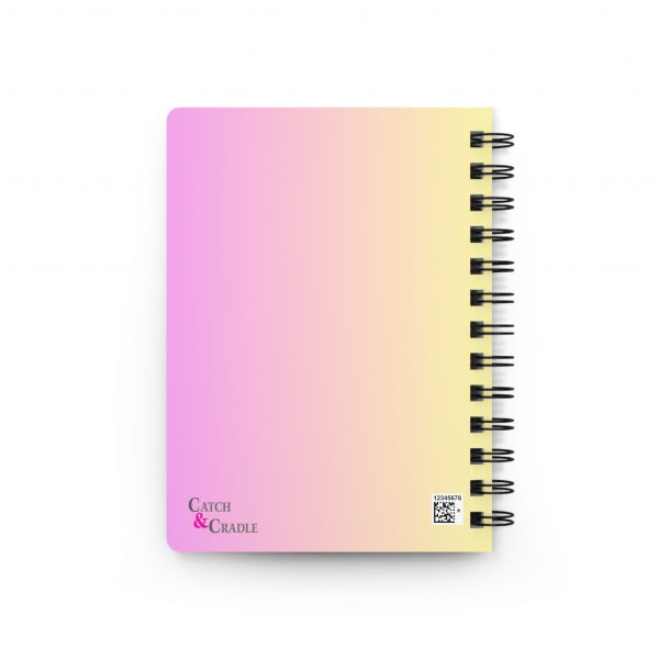 The Baby didn't read the parenting book either - Pink Spiral-bound Notebook - Image 2