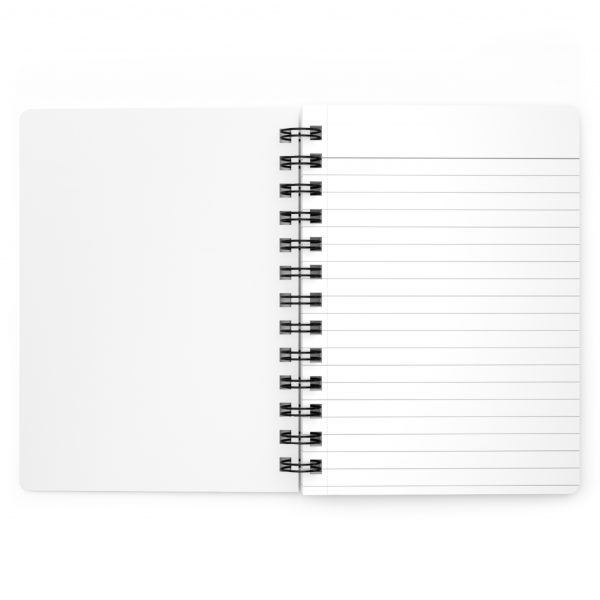 Hungry? Tired? On the edge? Baby: "Me too, friend!" - Orange Spiral-bound Notebook - Image 3