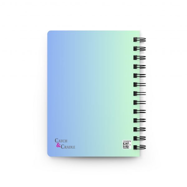 The Baby didn't read the parenting book either - Blue Spiral-bound Notebook - Image 2