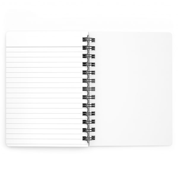 Hungry? Tired? On the edge? Baby: "Me too, friend!" - Orange Spiral-bound Notebook - Image 4