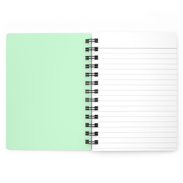 The Baby didn't read the parenting book either - Blue Spiral-bound Notebook - Image 3