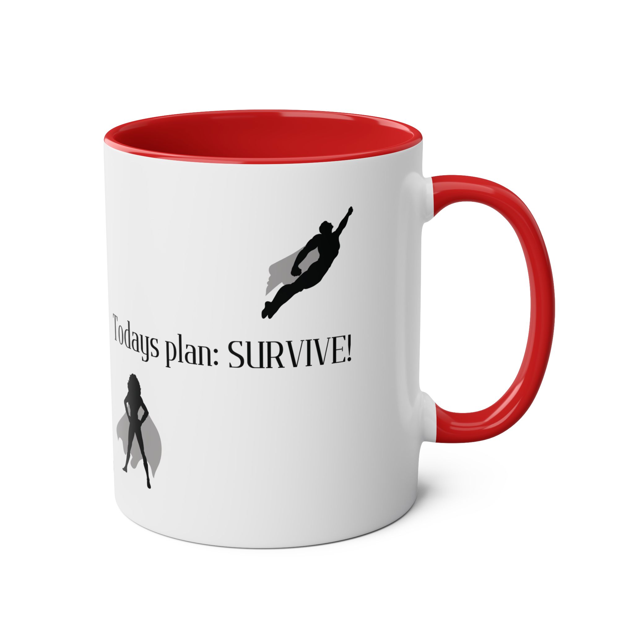 Todays Plan: SURVIVE - Mug - Image 8