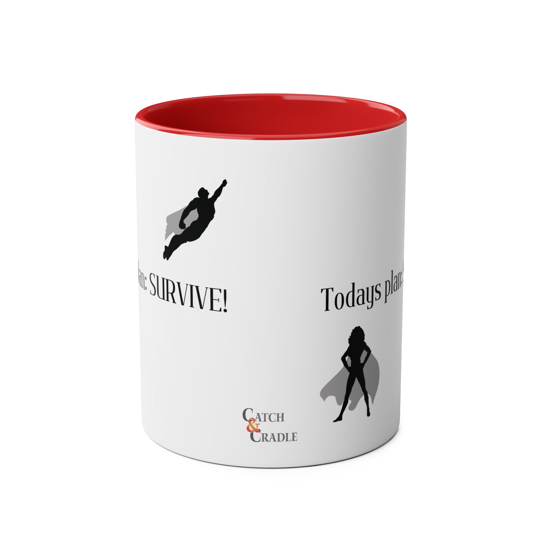 Todays Plan: SURVIVE - Mug - Image 5