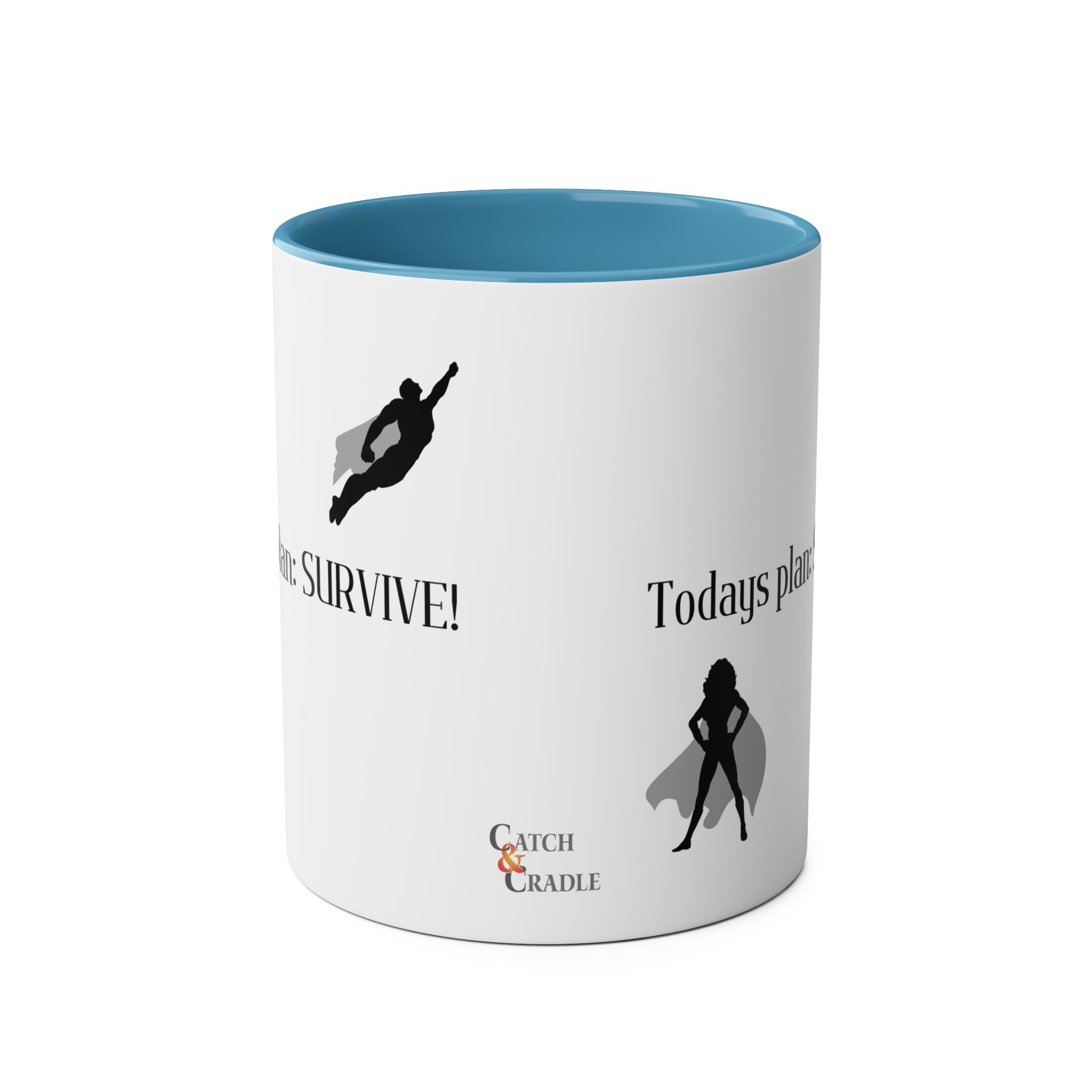 Todays Plan: SURVIVE - Mug - Image 2